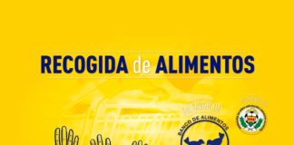 Cartel de la campaña de recogida de alimentos para la delegación del Banco de Alimentos de Alcorcón. AD Alcorcón