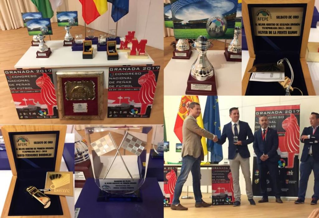 diariodeaficionesunidas premios entregados en el congreso nacional de peñas granada 2017