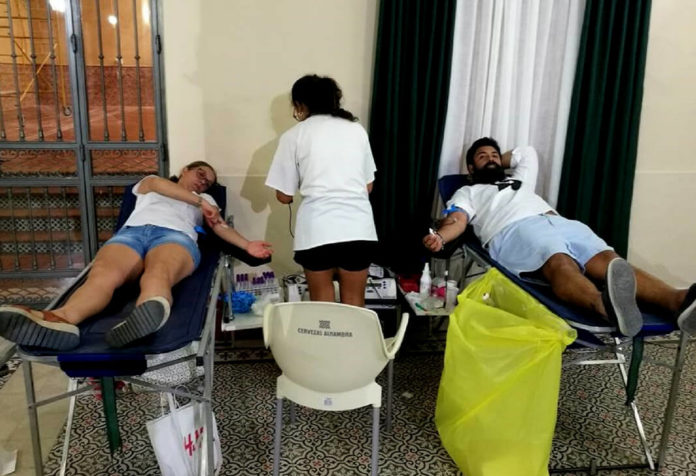 diariodeaficionesunidas exito en el maraton de donaciones de sangre de la peña betico de osuna